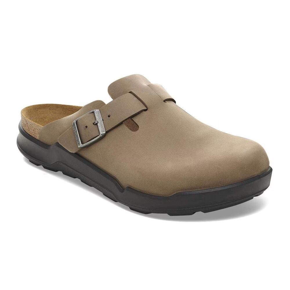 NEW BIRKENSTOCK men's boston crosstown clog in oil tobacco